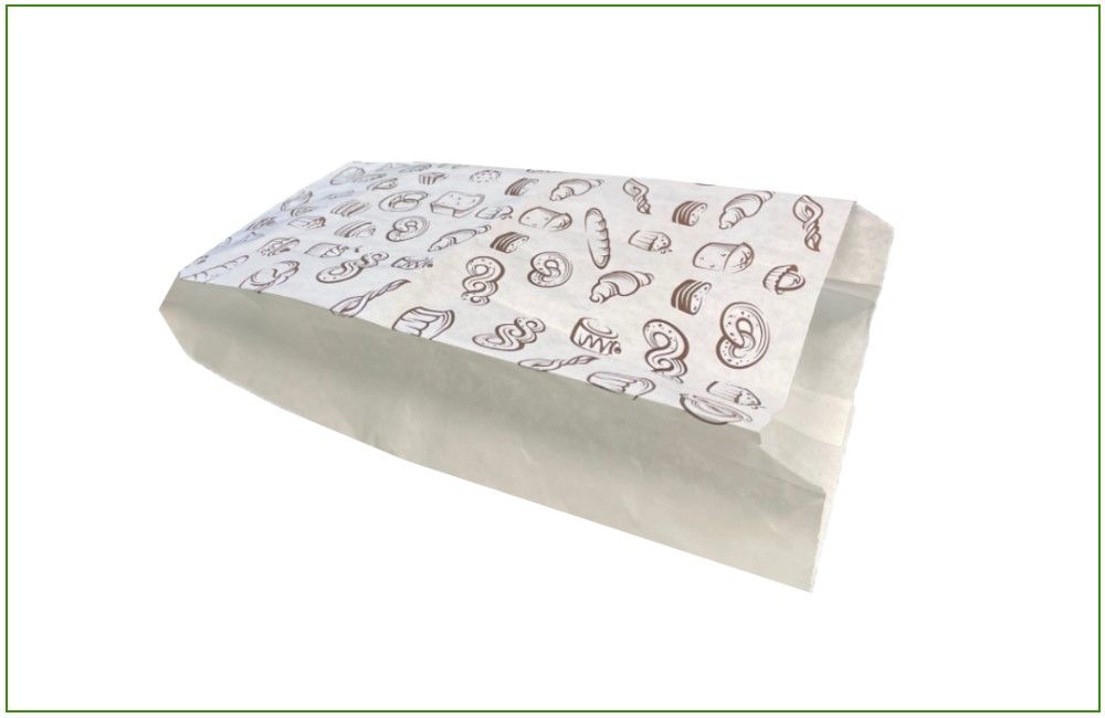 Bolsa Blanca 18+8x28 cm