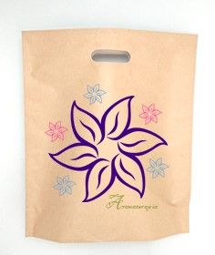 Troquelada Kraft 34x39+10 cm 4 COLORES