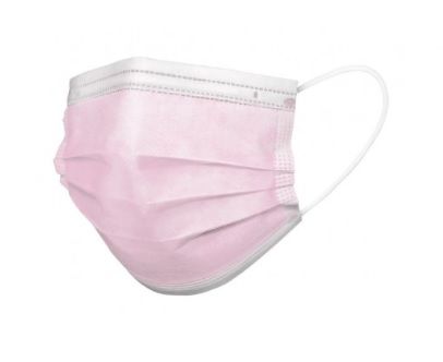 Mascarilla Quirúrgica IIR Rosa bebé