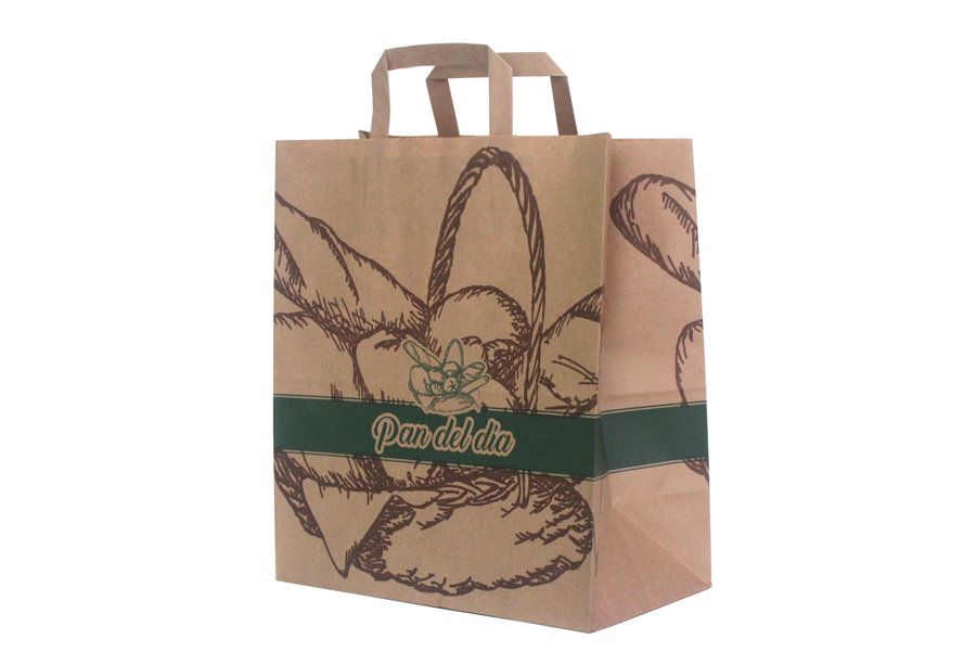 Comprar bolsas de papel Kraft para pan: biodegradable y reciclable
