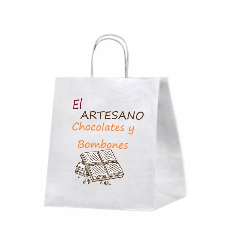 Asa Rizada Blanca 46+20x51 cm. 90 gr.