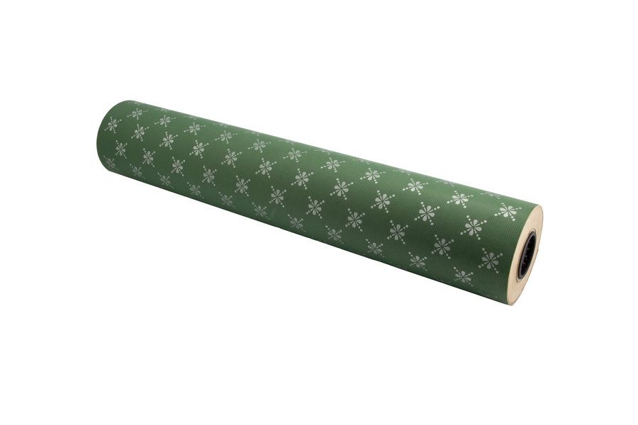 Bobina regalo VERDE-PLATA