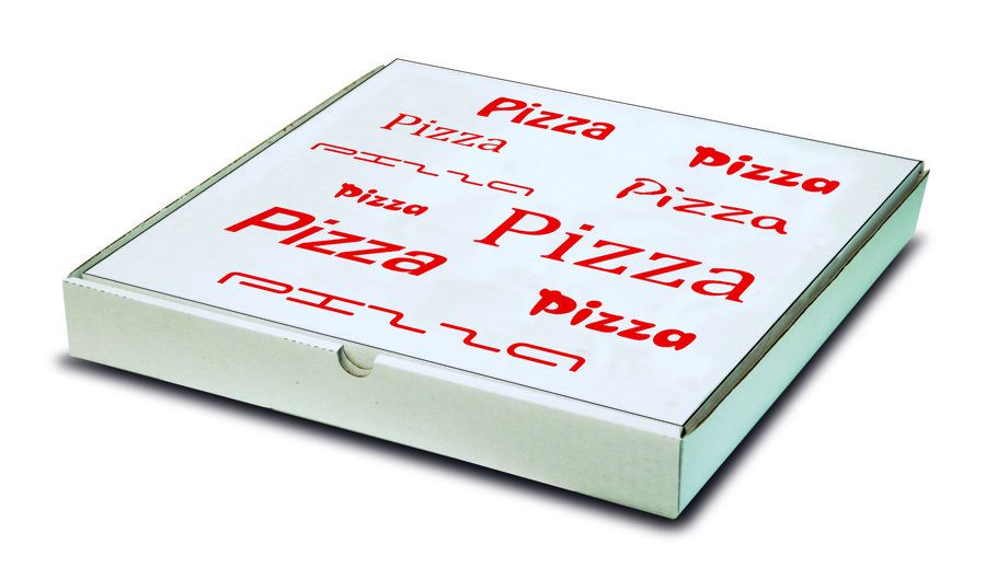 Caja Pizza BLANCA 32x32x4 cm Impresa