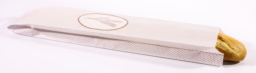Bolsa Blanca 9+5x52 cm