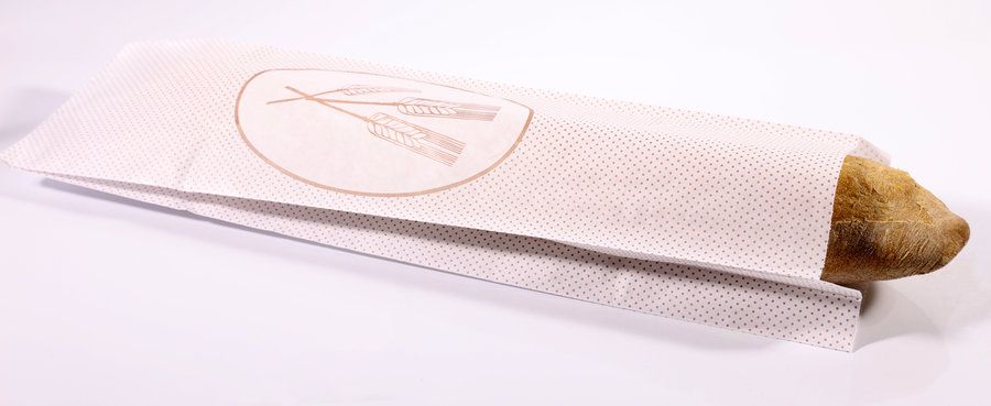 Bolsa Blanca 12+5x52 cm