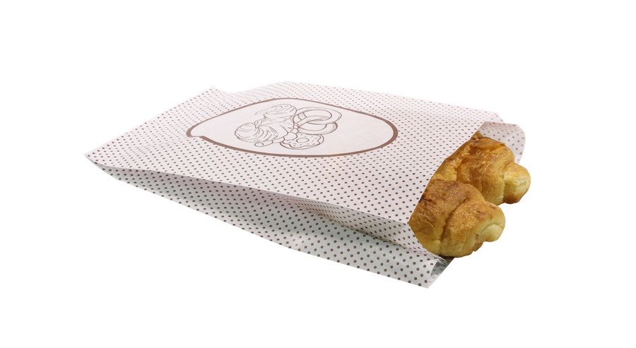 Bolsa Blanca 14+7x26 cm