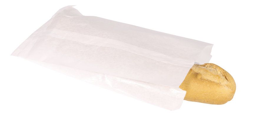 Bolsa Blanca 18+8x34 cm