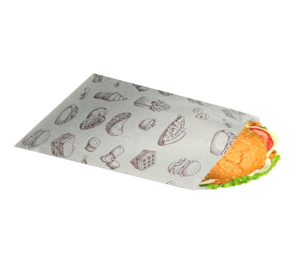 Bolsa Burguer Sin Fuelle 18x22 cm