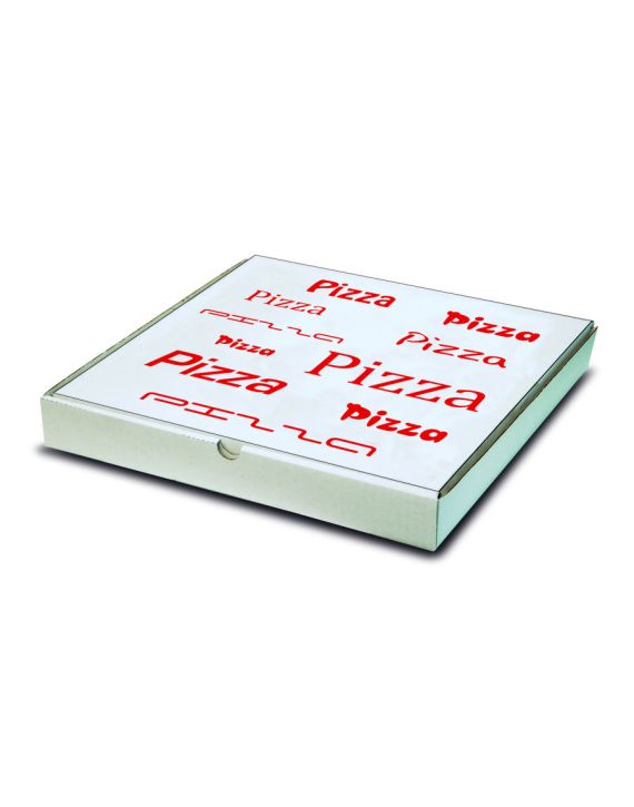 Caja Pizza BLANCA 32x32x4 cm Impresa