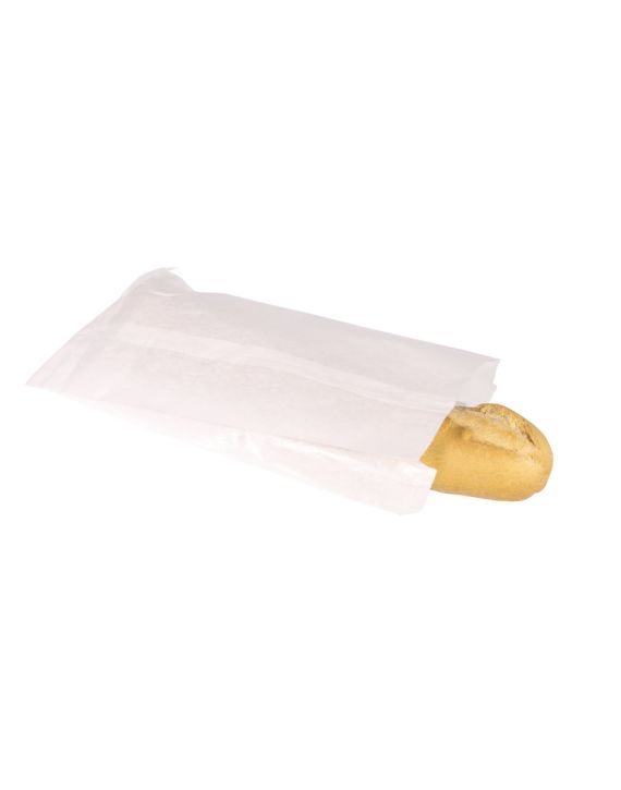 MT Products Bolsas de pan de papel blanco liso – 5.25 x 3.25 x 18 pulgadas  (50 piezas) bolsas de panadería para mantener frescos baguettes, subs y