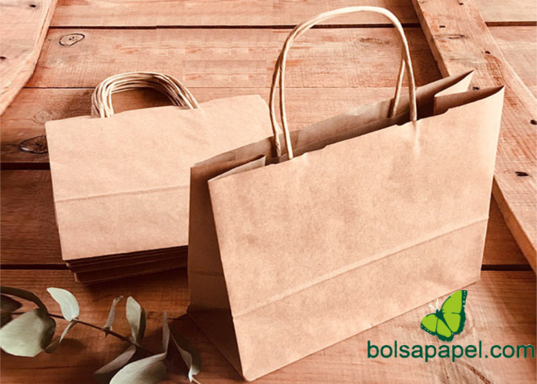 bolsas de papel con asas